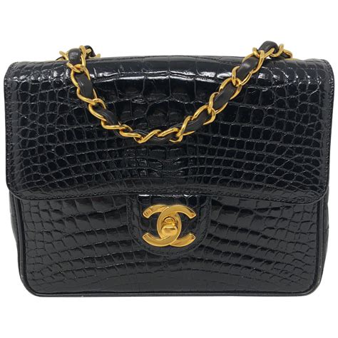 chanel croc bags|crocodile Chanel bags for women.